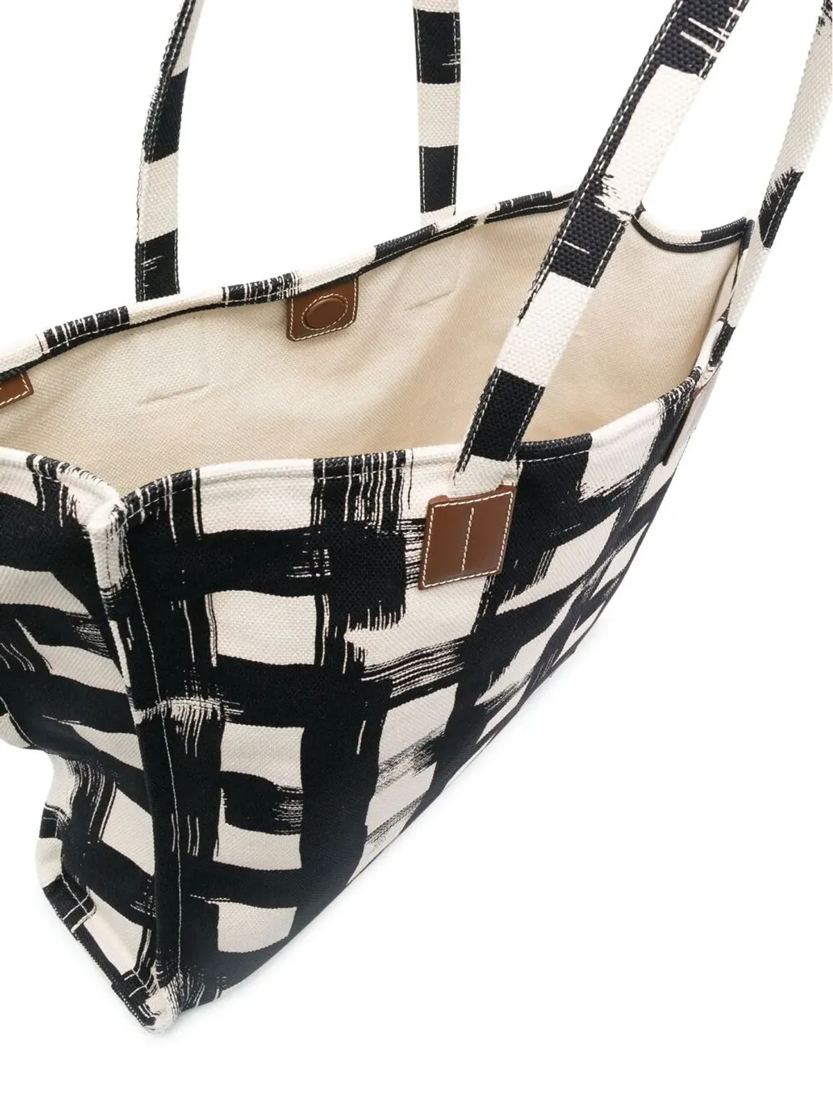 Bally ペイントチェック柄トートバッグ - 画像5
