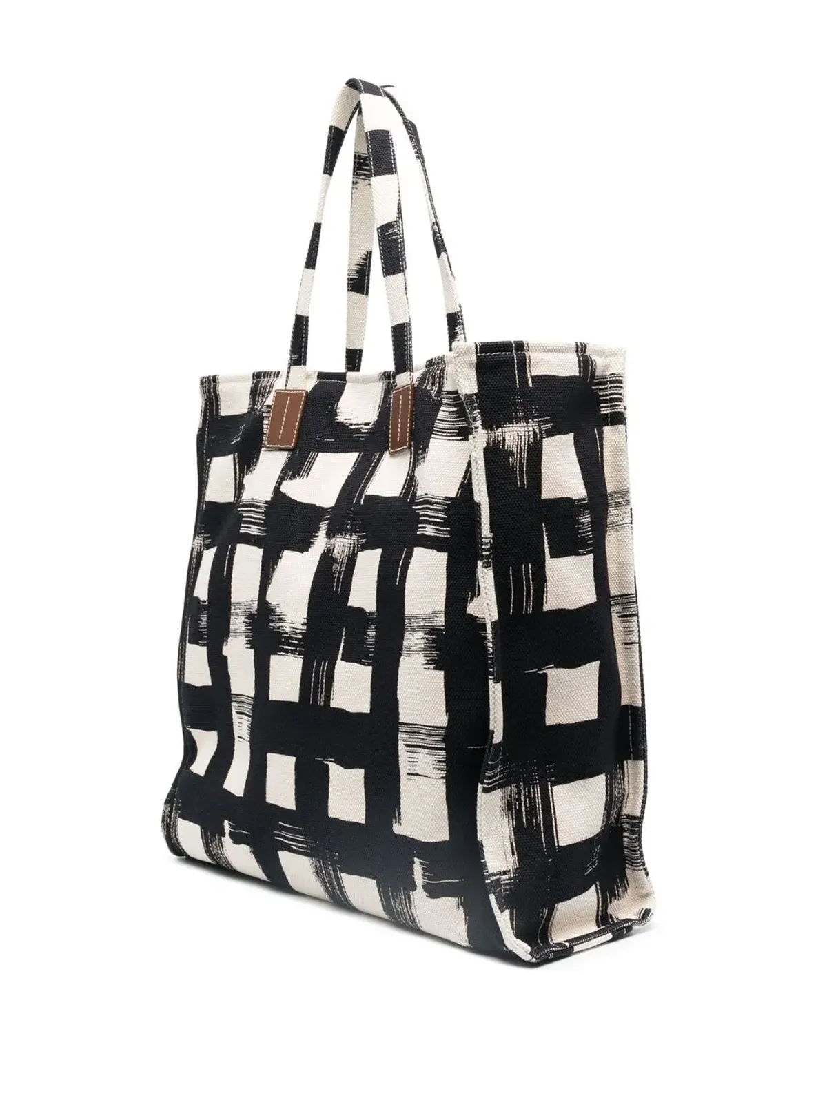 Bally ペイントチェック柄トートバッグ - 画像3