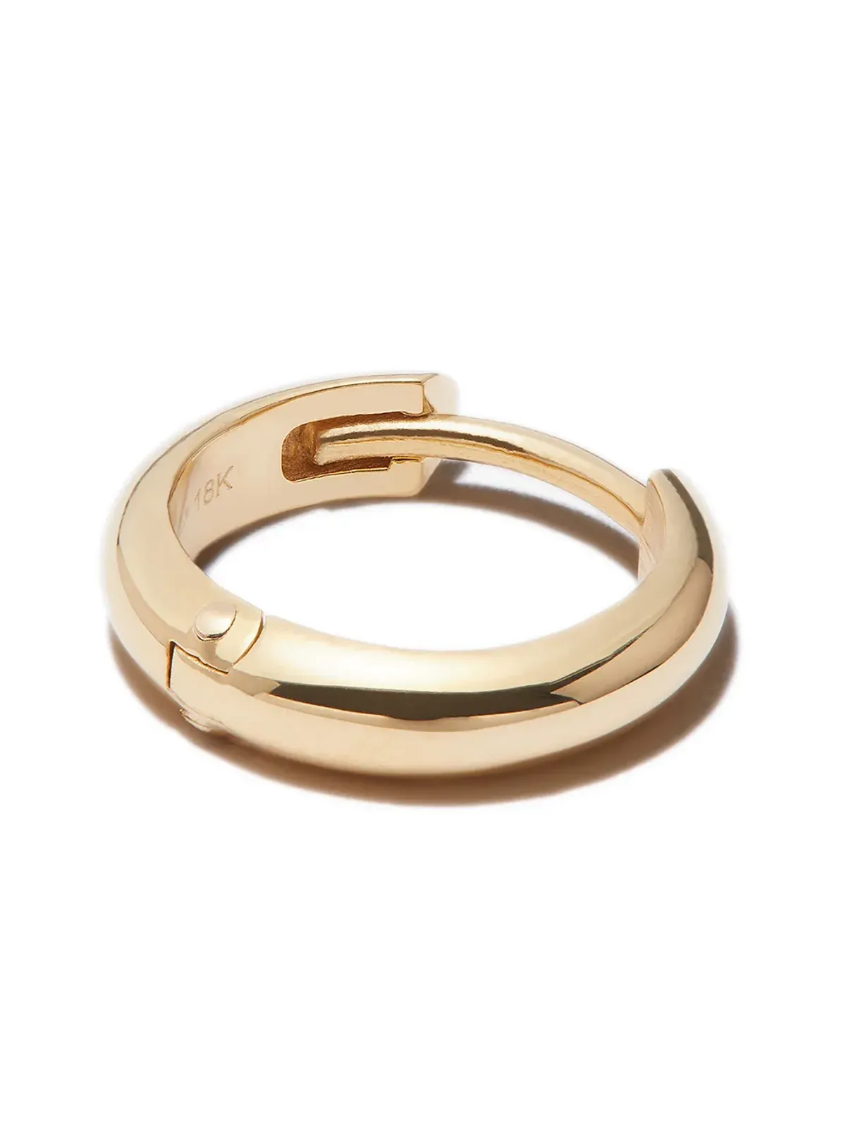 Lizzie Mandler Fine Jewelry 18kt イエローゴールド チャビー・ハギー イヤリング - ブラック - 画像3