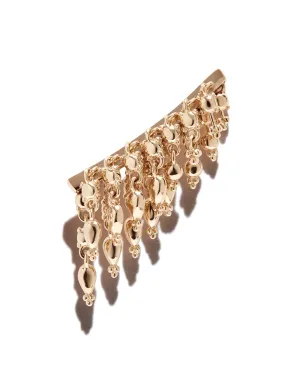 MARIA TASH 18K イエローゴールド 曲線タッセルバー 片耳ピアス - サムネイル3