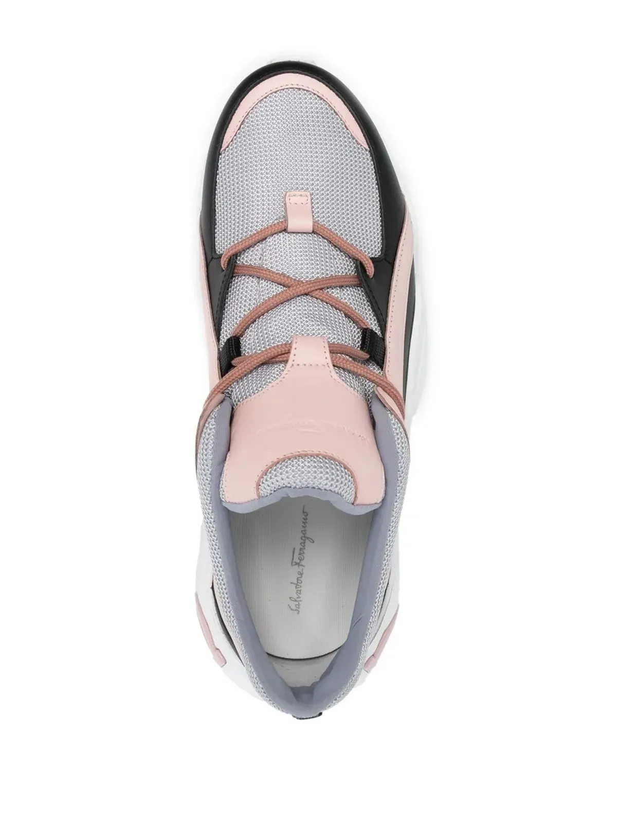 Ferragamo パネルド・ロー・トップスニーカー - 画像4