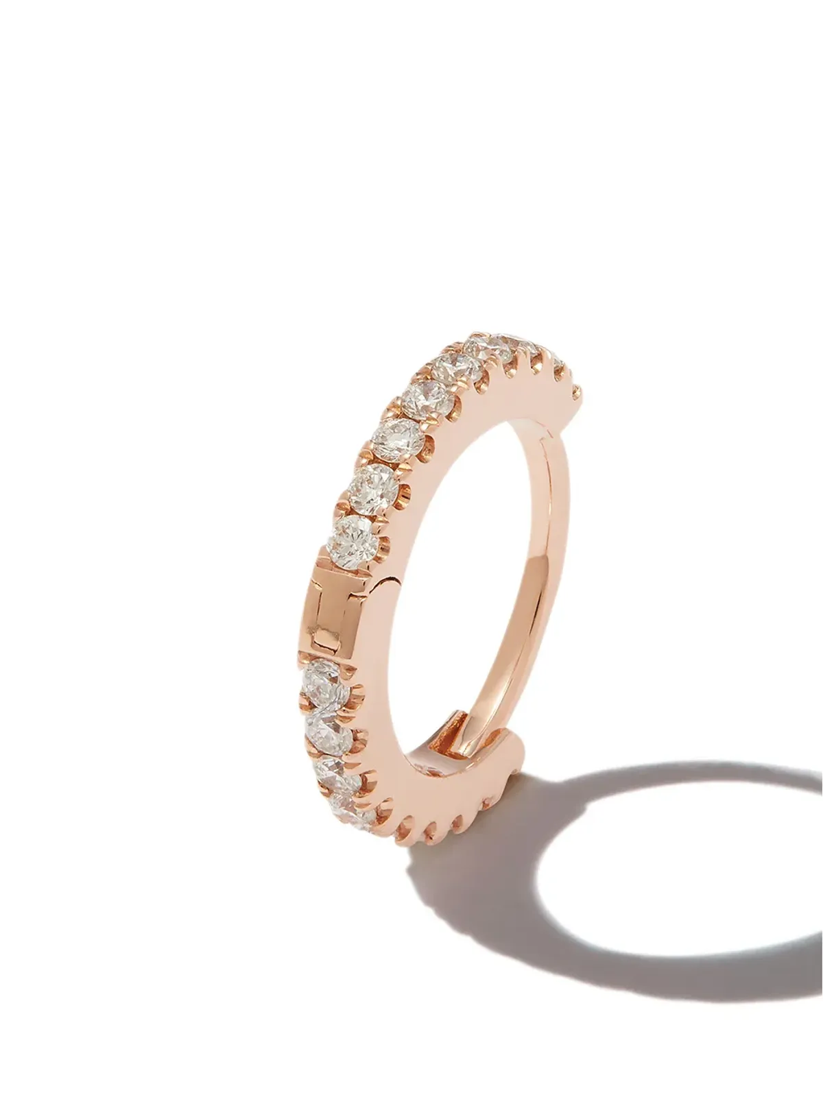 MARIA TASH 18K ローズゴールド エタニティ ダイヤモンド ピアス - 画像3