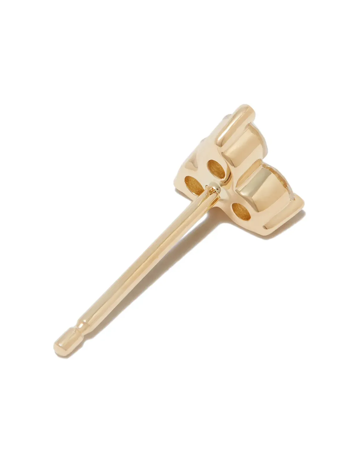 MARIA TASH 18K イエローゴールド トリニティ スタッドピアス - 画像2