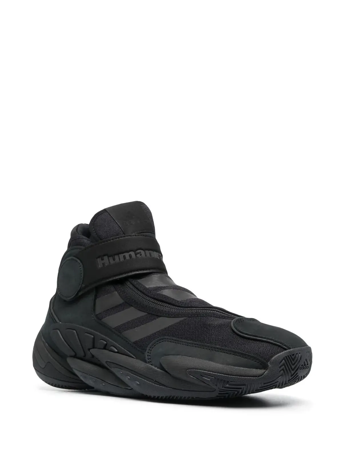 adidas x Pharrell Williams Triple Black ハイトップスニーカー - 画像2