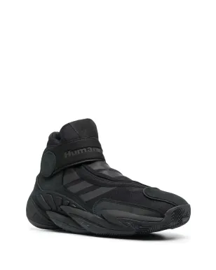 adidas x Pharrell Williams Triple Black ハイトップスニーカー - サムネイル2