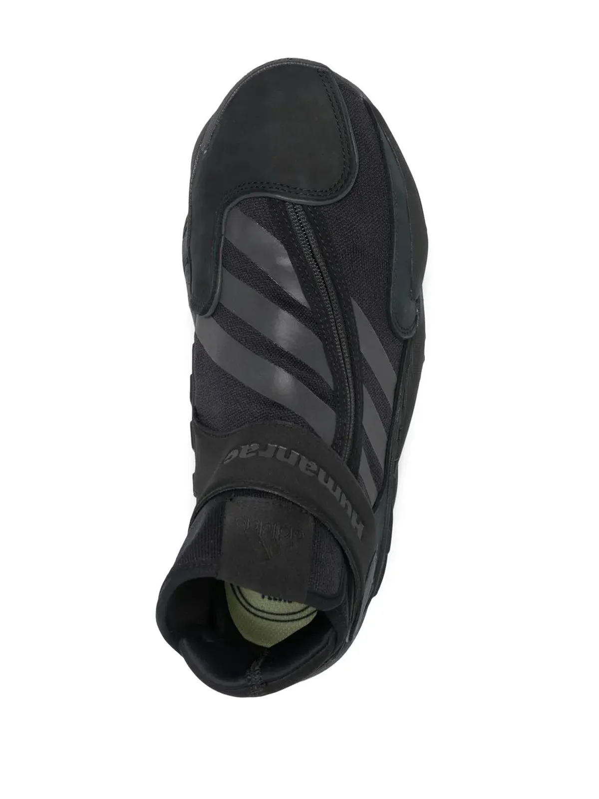 adidas x Pharrell Williams Triple Black ハイトップスニーカー - 画像4
