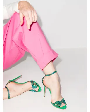 Aquazzura テキーラ スエード サンダル - サムネイル3
