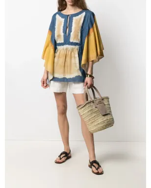 Alberta Ferretti ドレープスリーブ付きコットンチュニック - サムネイル2