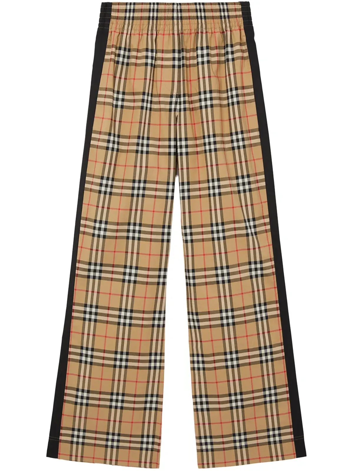 Burberry ヴィンテージチェック柄のハイウエストパンツ - 画像1