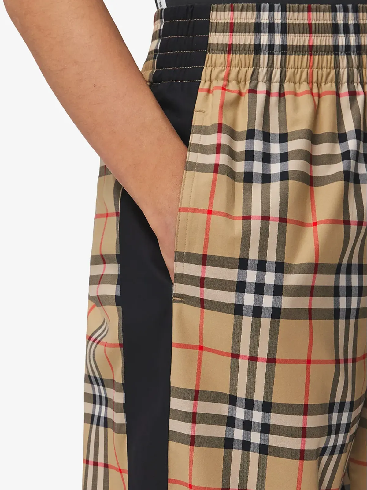 Burberry ヴィンテージチェック柄のハイウエストパンツ - 画像5
