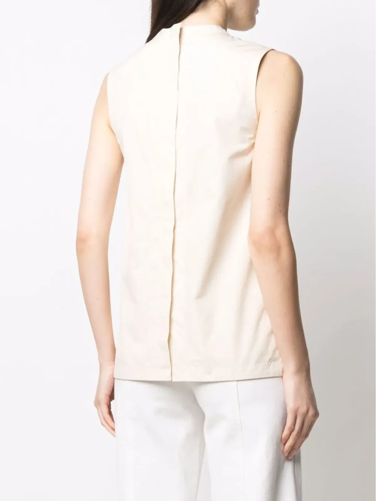 Jil Sander ノースリーブコットントップ - 画像4