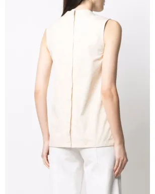 Jil Sander ノースリーブコットントップ - サムネイル4