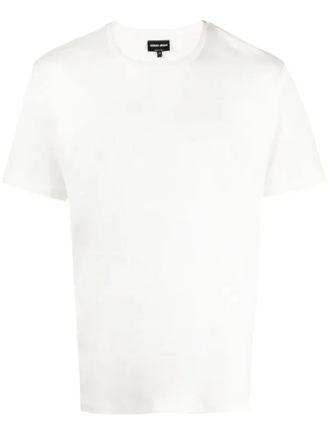 Giorgio Armani Giorgio Armani ロゴ刺繍 Tシャツの商品画像