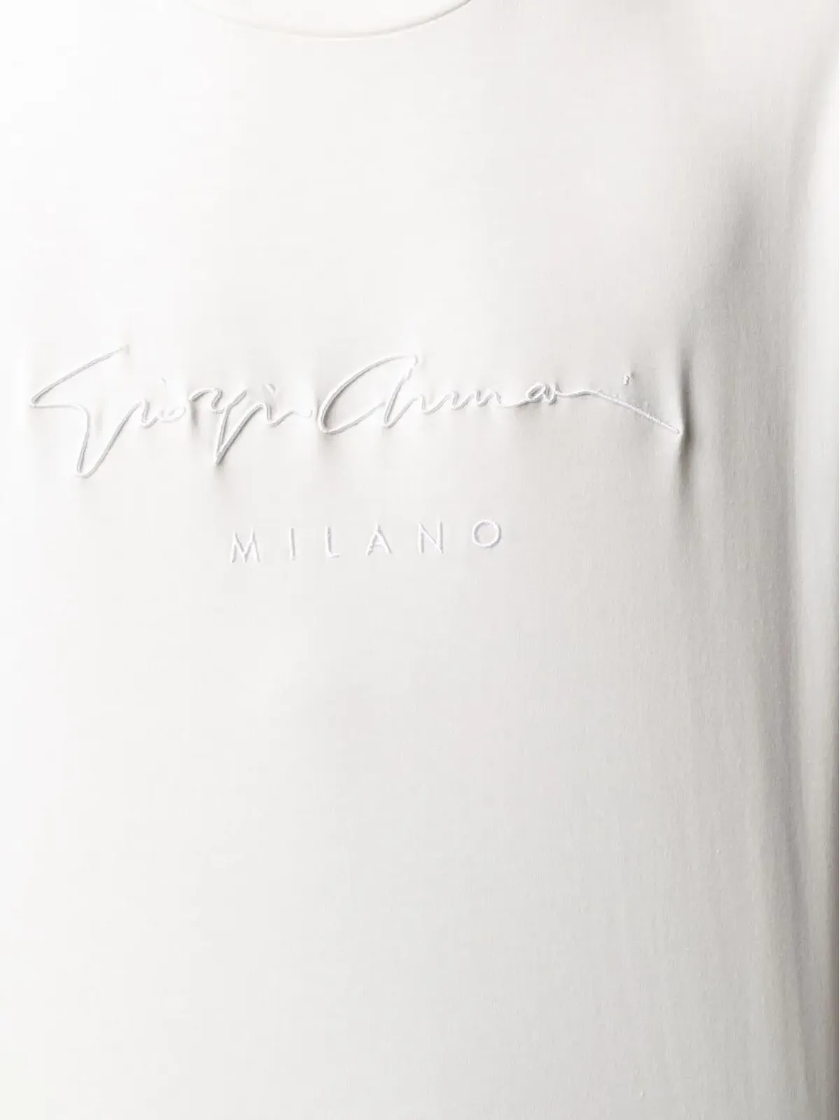 Giorgio Armani ロゴ刺繍 Tシャツ - 画像5