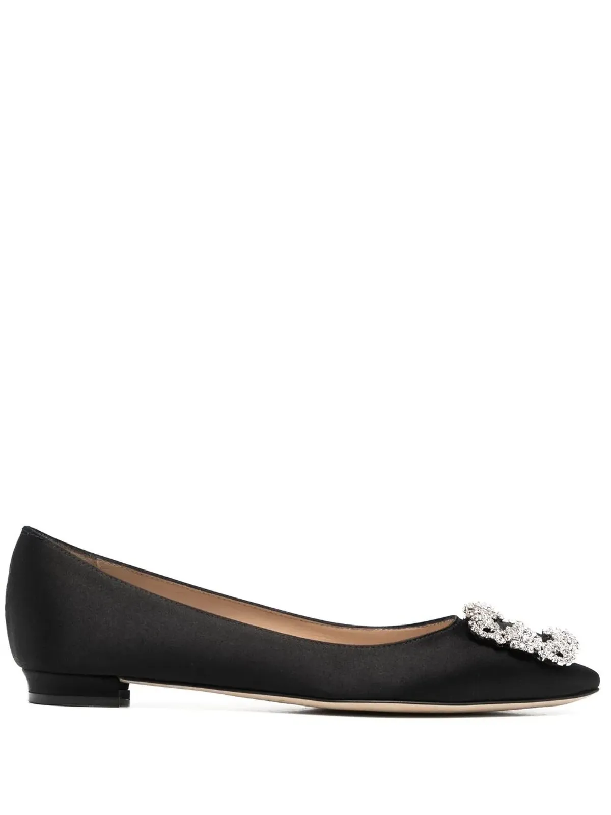 Manolo Blahnik Hangisi バックル付きバレリーナ - 画像1