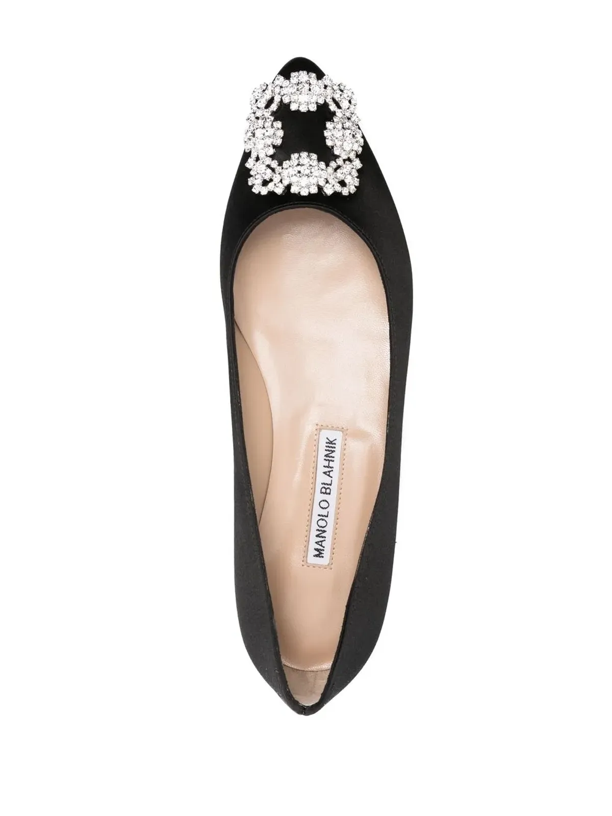 Manolo Blahnik Hangisi バックル付きバレリーナ - 画像4