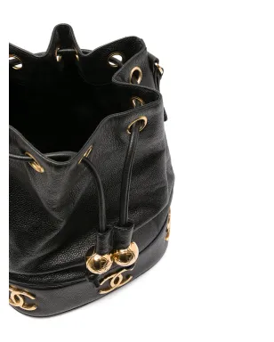 CHANEL Pre-Owned 1992年製 トリプルCC バケットバッグ - サムネイル5