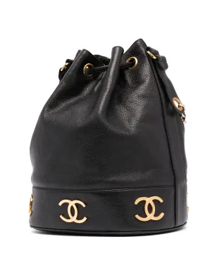 CHANEL Pre-Owned 1992年製 トリプルCC バケットバッグ - サムネイル3