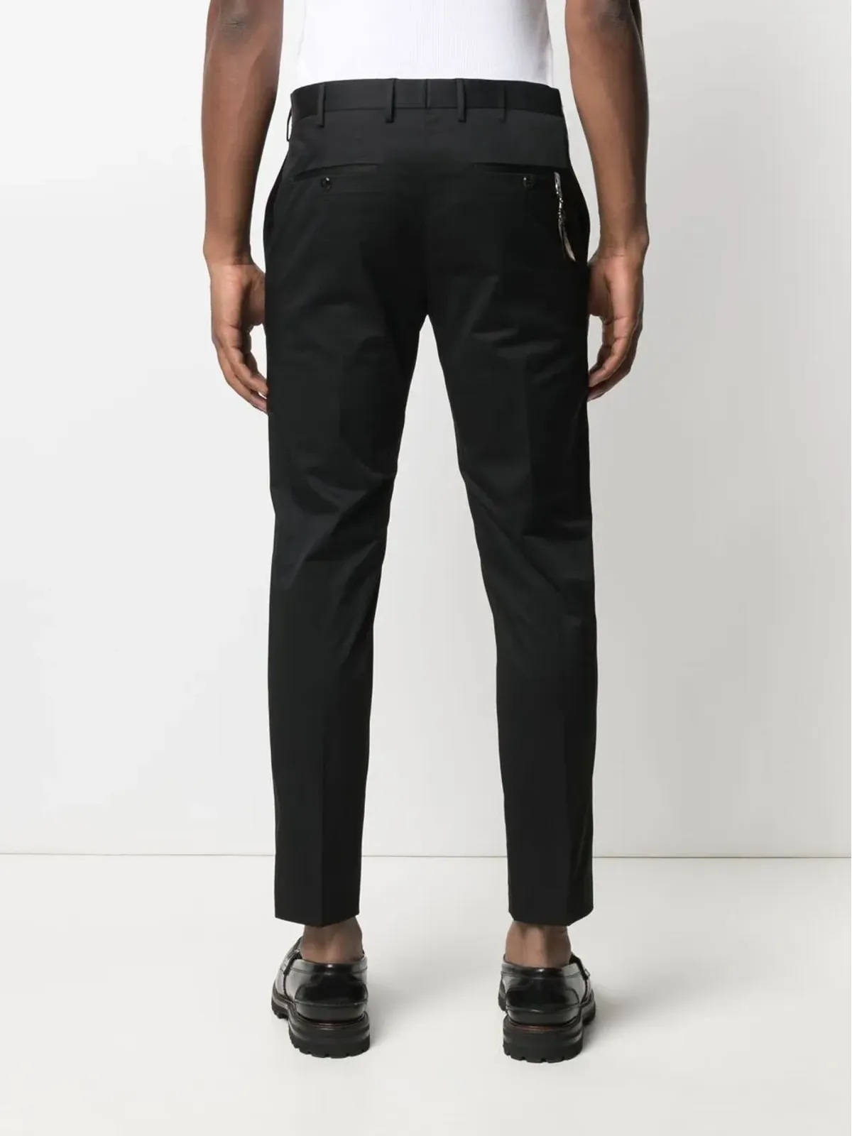PT Torino クロップド・スリムフィット チノパンツ - 画像4