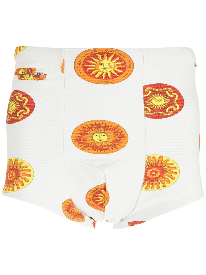Amir Slama Amir Slama Solプリント水着トランクスの商品画像
