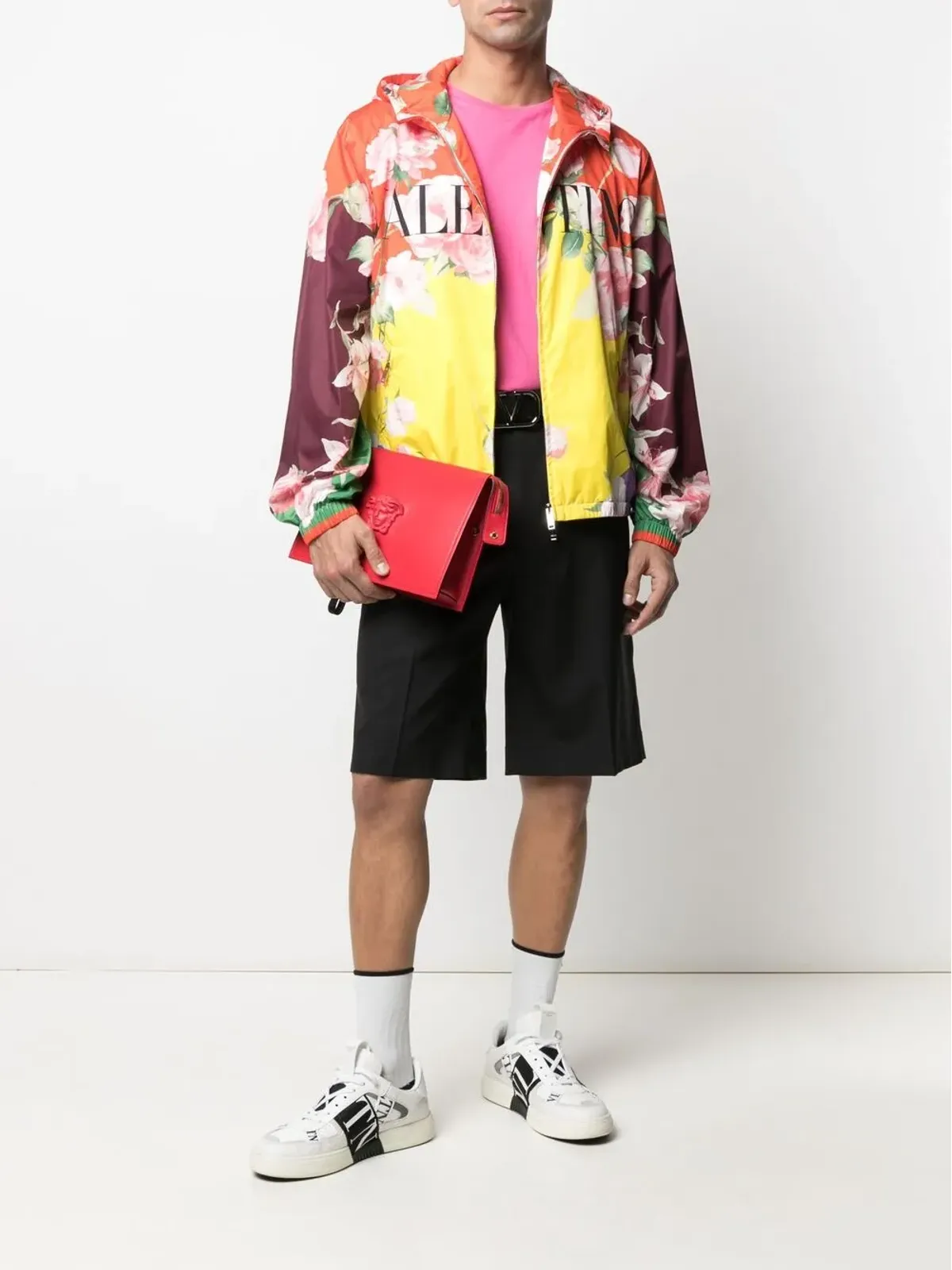 Valentino Garavani フローラルプリントのフード付きジャケット - 画像2