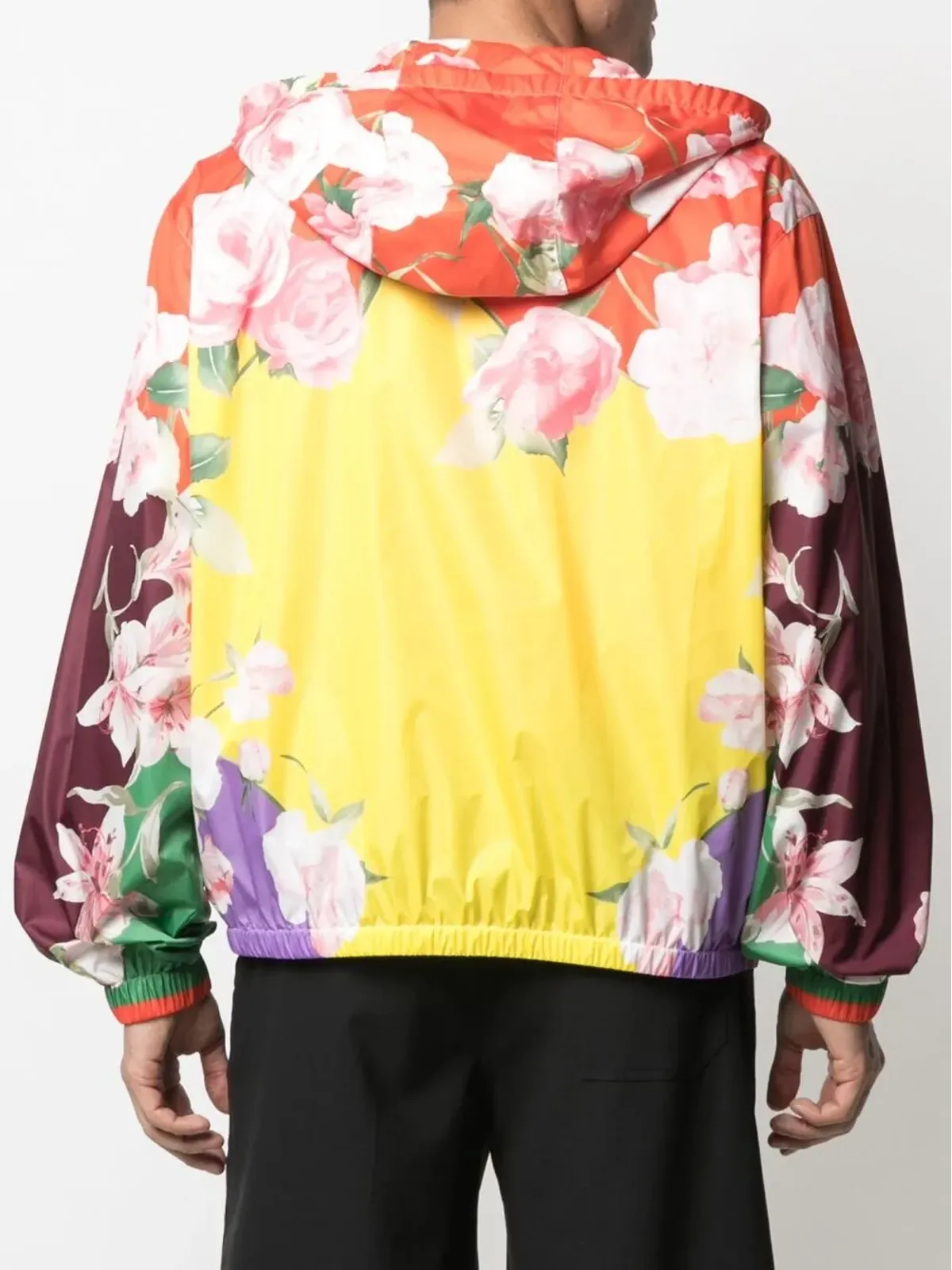 Valentino Garavani フローラルプリントのフード付きジャケット - 画像4