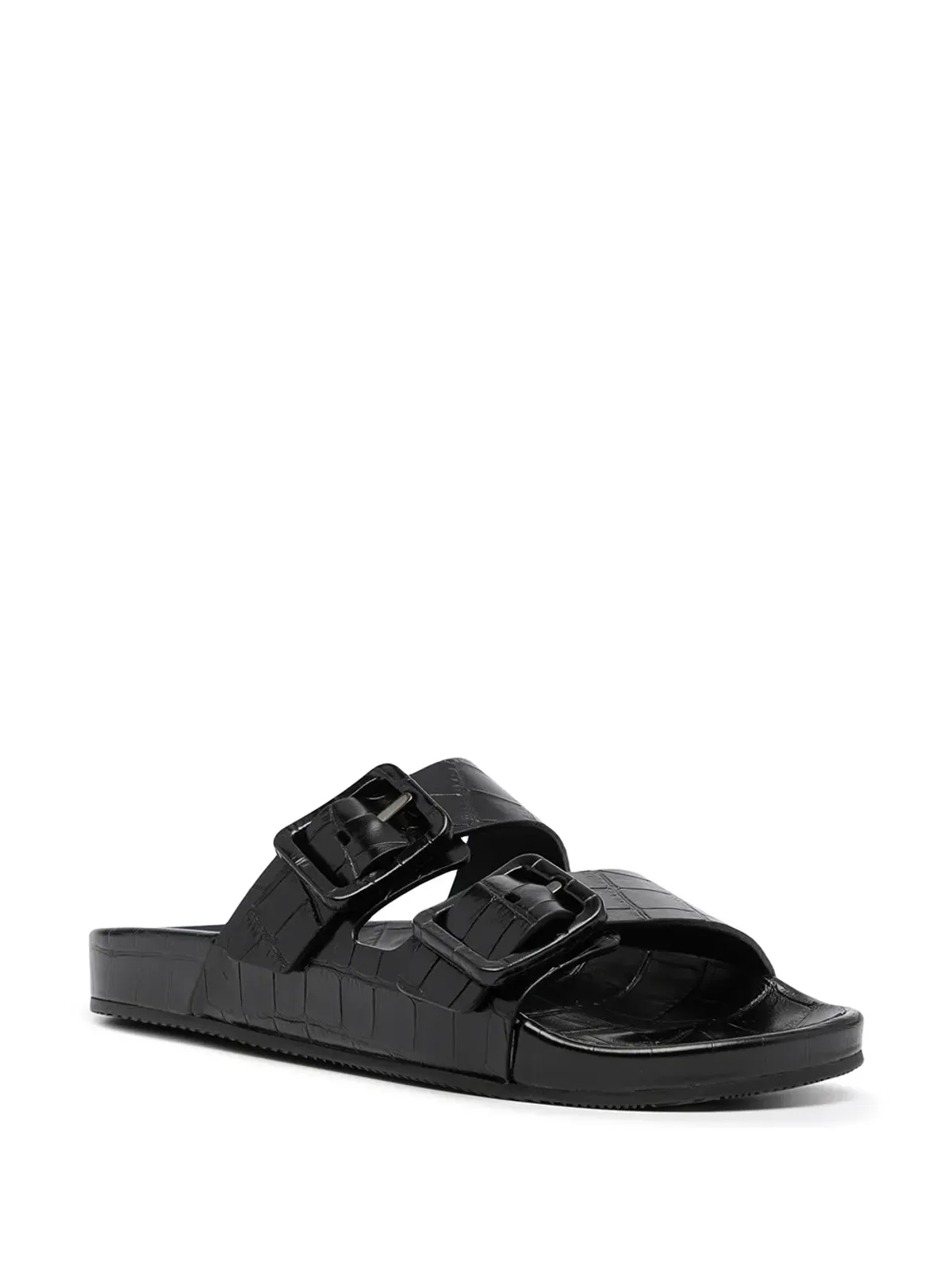 Balenciaga Mallorca crocodile-effect サンダル - ブラック - 画像2