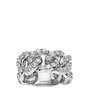 LEO PIZZO 18K white gold Groumette diamond ring - サムネイル1