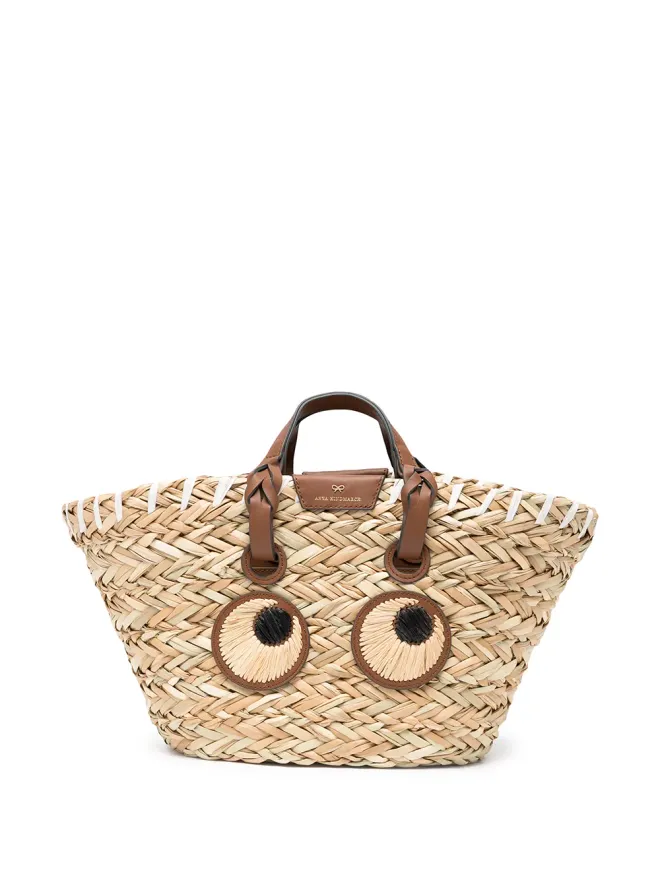 Anya Hindmarch Anya Hindmarch Eyesシーグラスストローバッグの商品画像