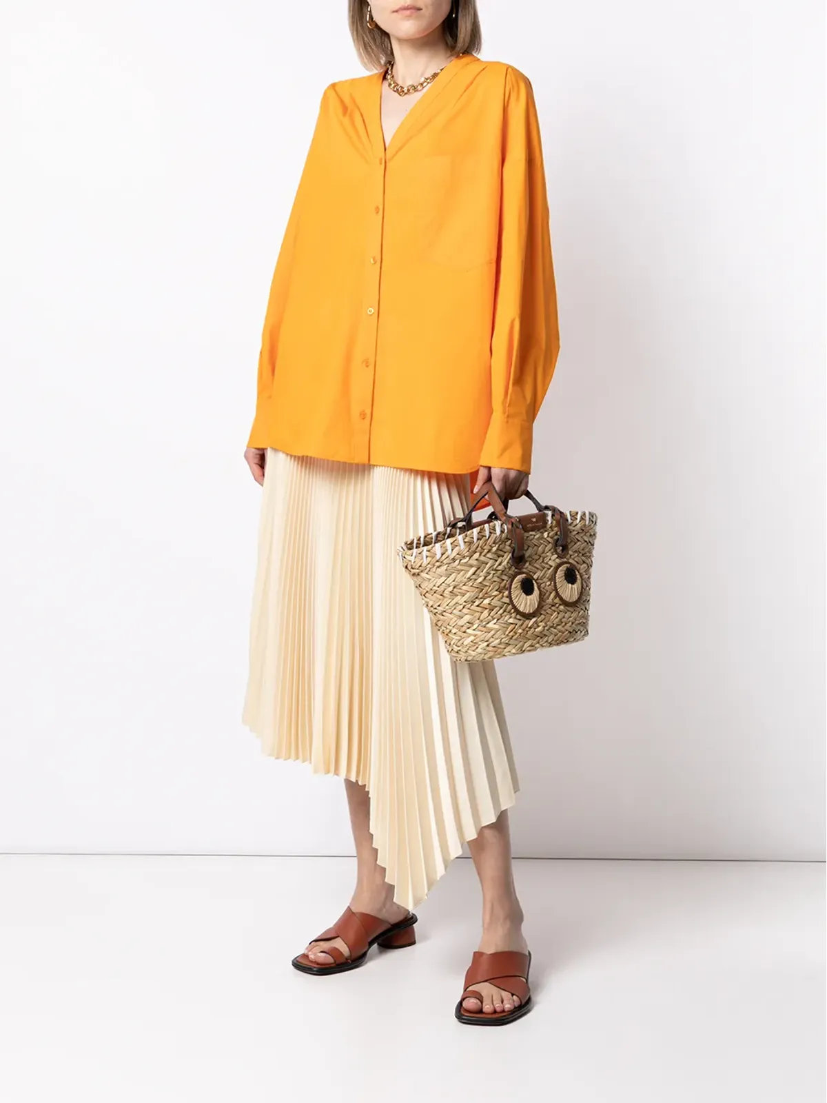 Anya Hindmarch Eyesシーグラスストローバッグ - 画像2