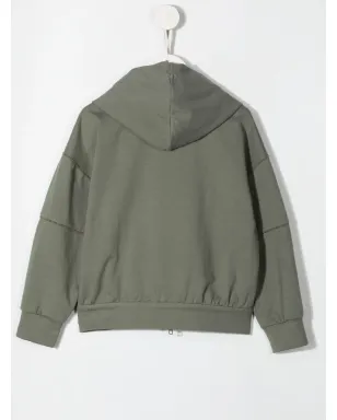 Brunello Cucinelli Kids スタッズ付きフードジャケット - サムネイル2