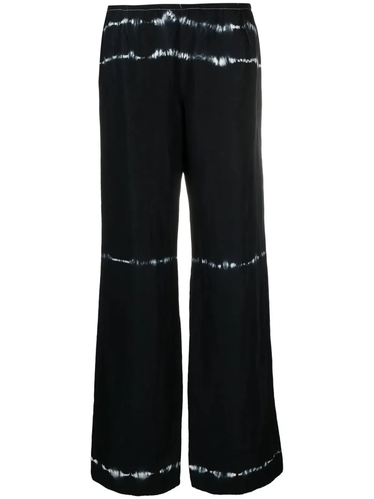 Giorgio Armani Pre-Owned 2000s タイダイプリント ワイドレッグパンツ ブルー - 画像1