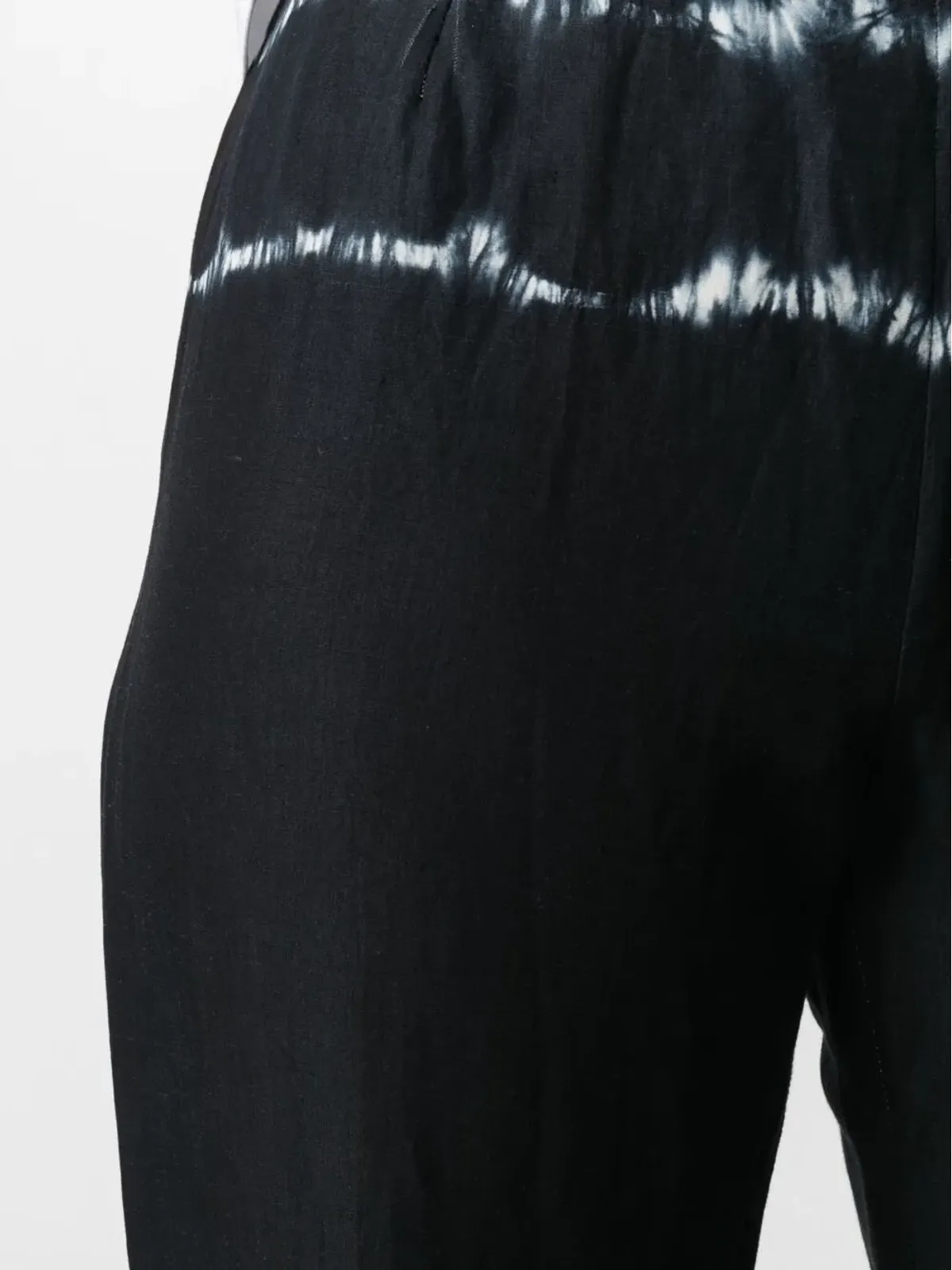 Giorgio Armani Pre-Owned 2000s タイダイプリント ワイドレッグパンツ ブルー - 画像5