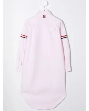 Thom Browne Kids RWBストライプディテール シャツドレス - サムネイル2