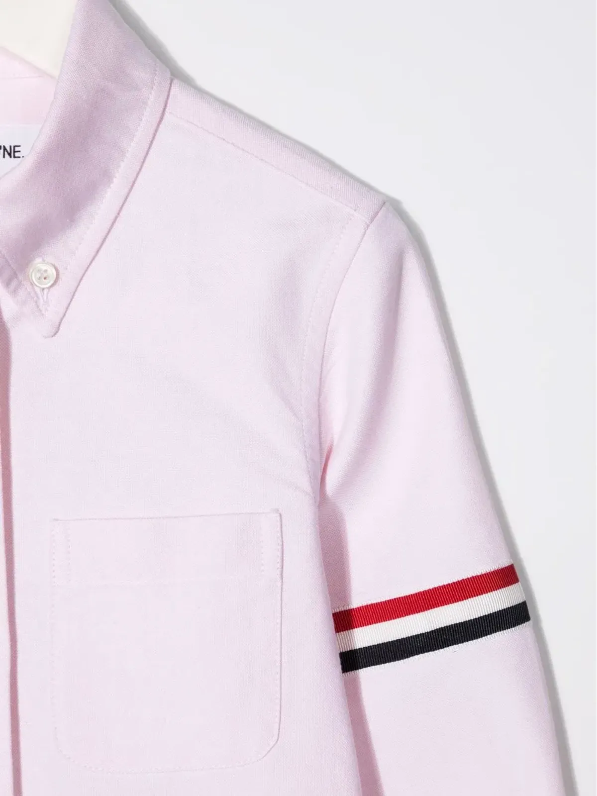 Thom Browne Kids RWBストライプディテール シャツドレス - 画像3