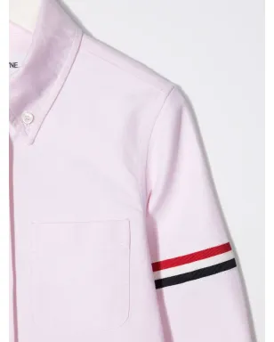 Thom Browne Kids RWBストライプディテール シャツドレス - サムネイル3