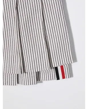 Thom Browne Kids RWBストライプのボックスプリーツスカート - サムネイル3