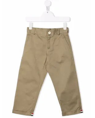 Thom Browne Kids RWBトリム チノパンツ - サムネイル1