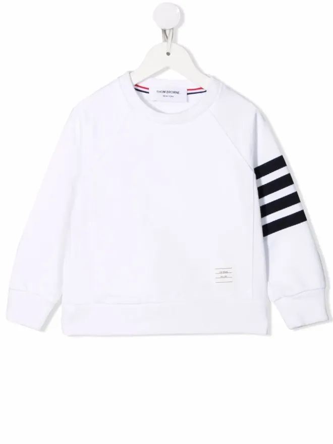 Thom Browne Kids Thom Browne Kids 4バー・ストライプ スウェットシャツの商品画像