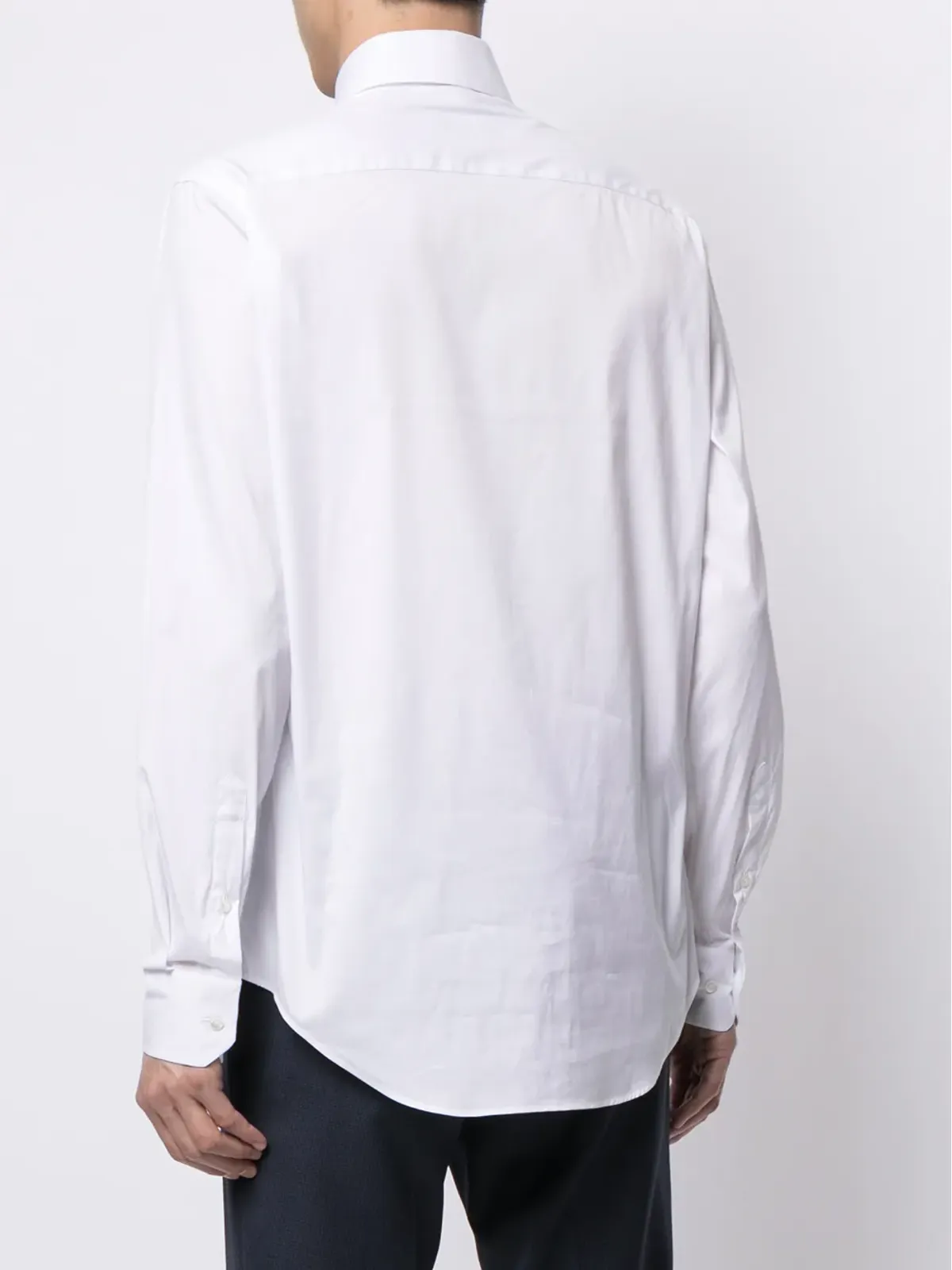 Giorgio Armani 長袖ボタンアップシャツ - White - 画像4