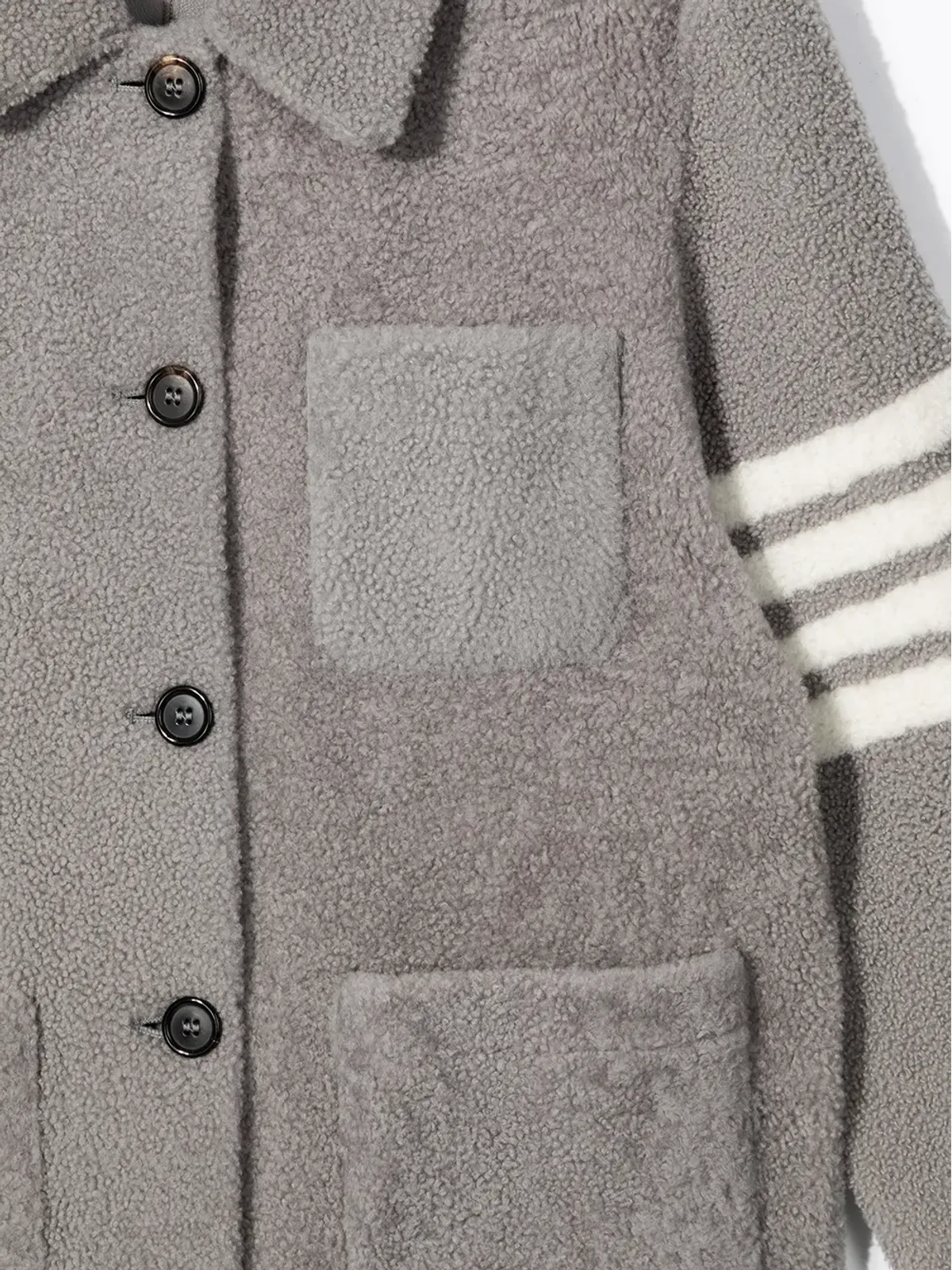 Thom Browne Kids ボタン留めフィットブレザー - 画像3