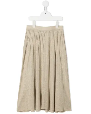 Emporio Armani Kids クラシックプリーツスカート - Gold - サムネイル1