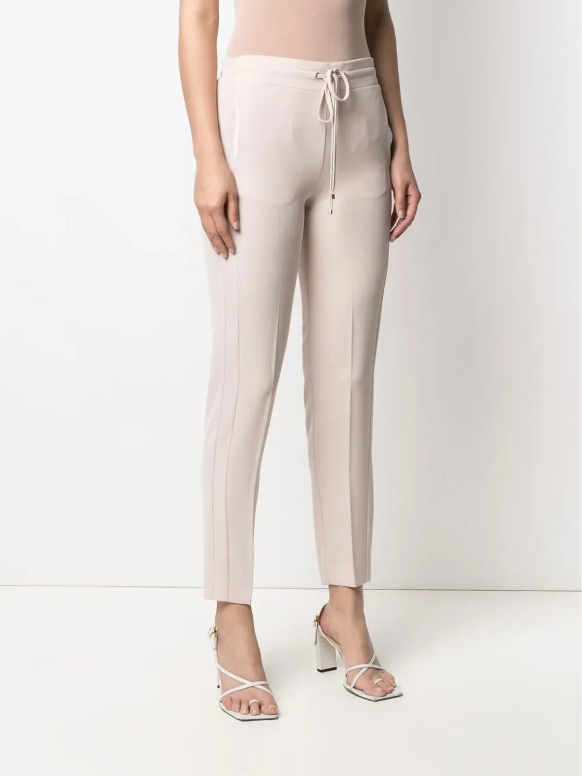 Blumarine ドローストリングスリムフィットパンツ - 画像3