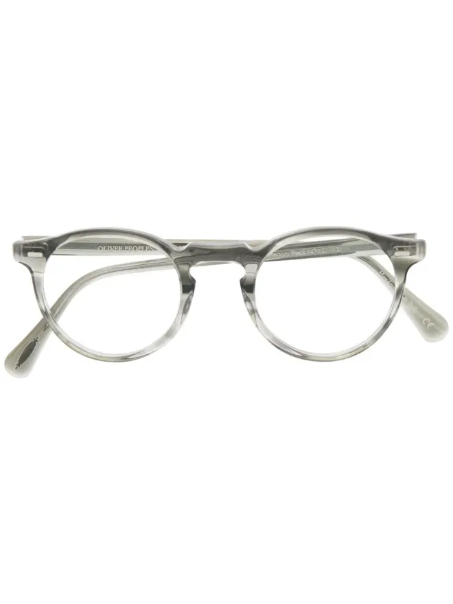 Oliver Peoples Oliver Peoples グレゴリー・ペック 丸型フレーム眼鏡の商品画像
