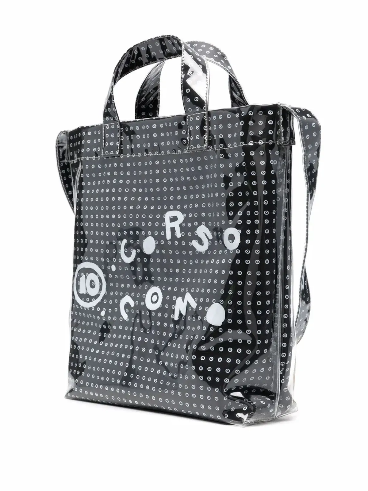10 CORSO COMO コーテッド ロゴプリント トートバッグ - 画像3