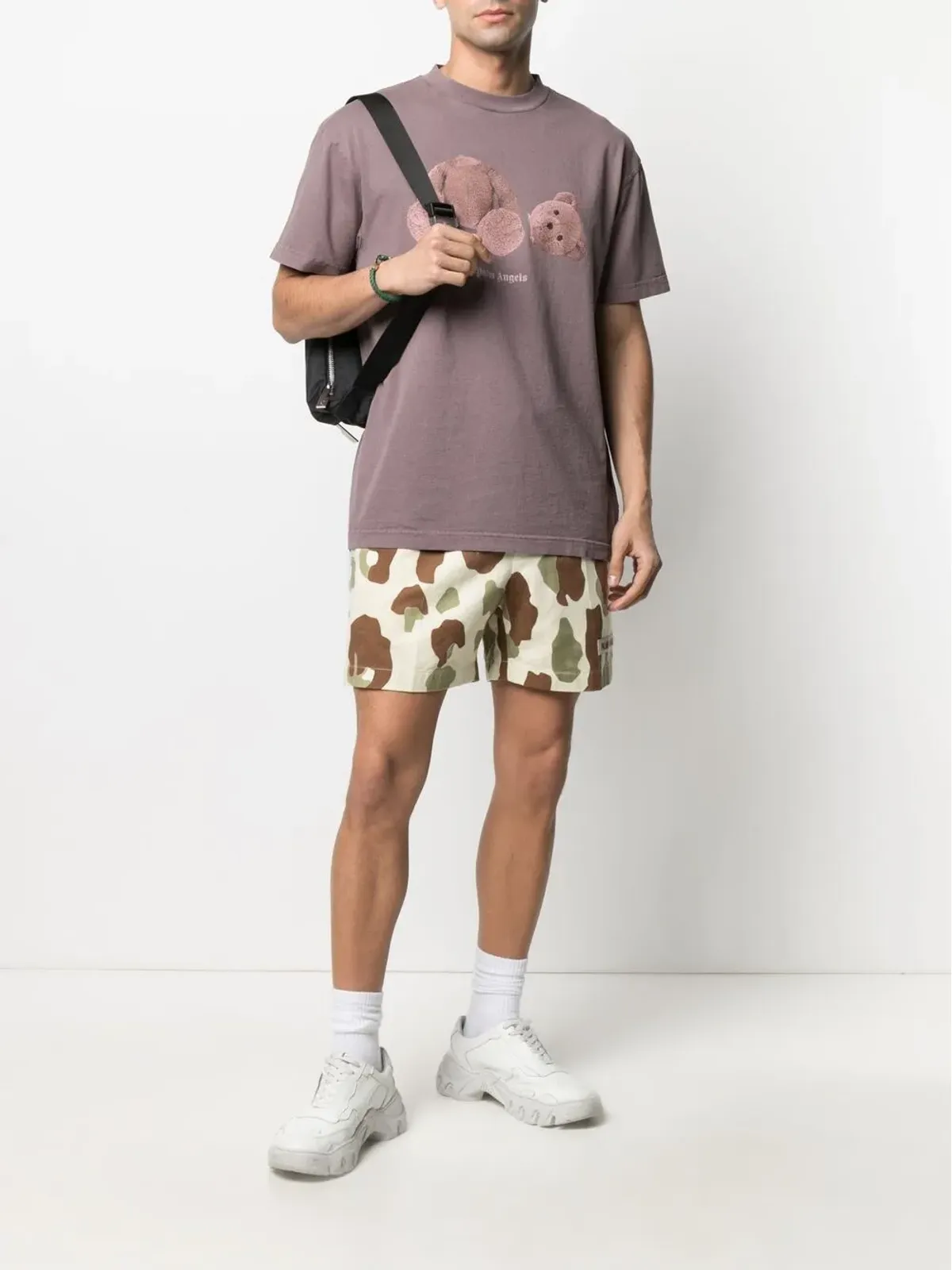 Palm Angels 迷彩プリント ドローストリングショーツ - 画像2