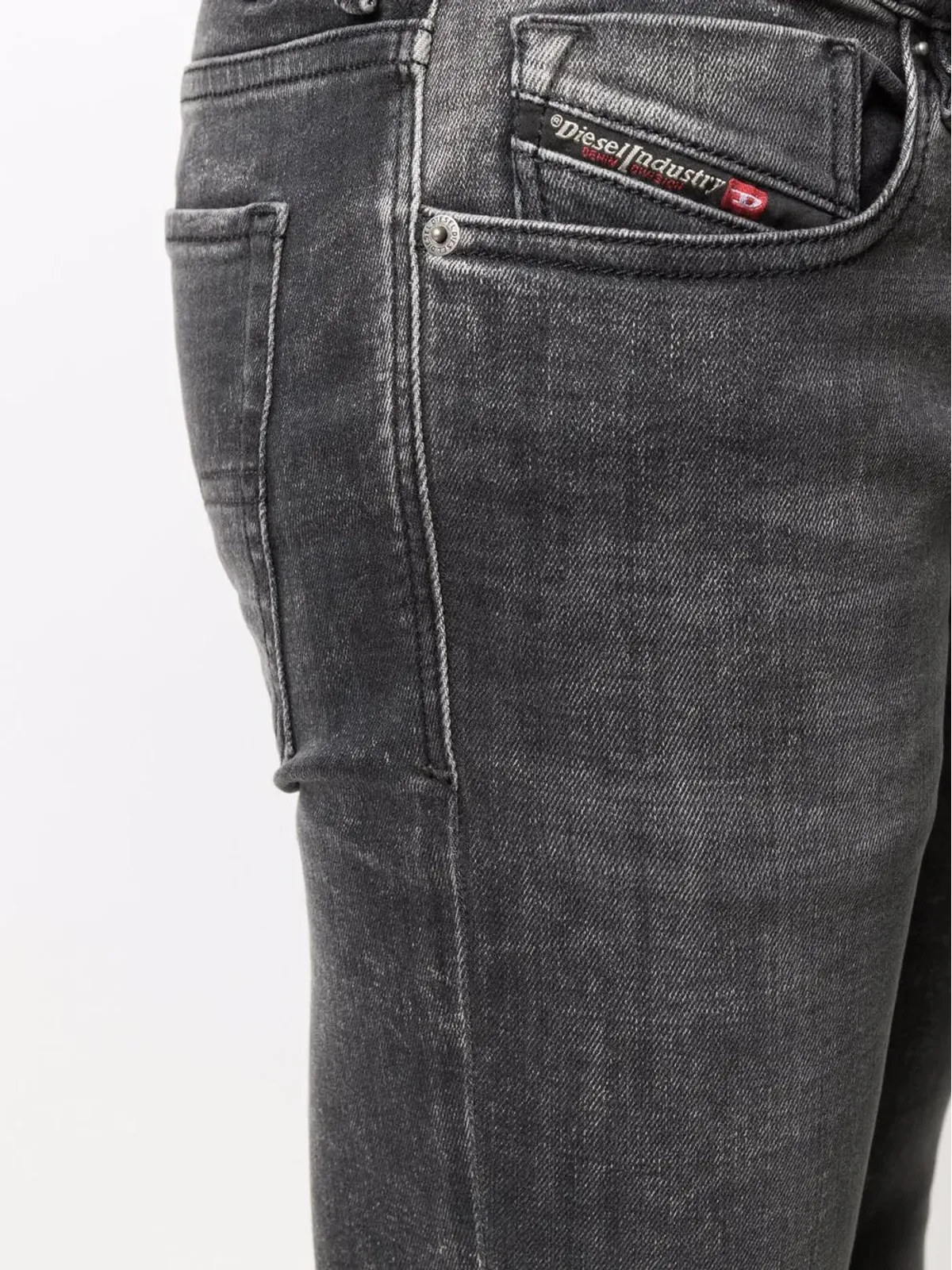 Diesel Sleenker ディストレスト加工スキニージーンズ - 画像5