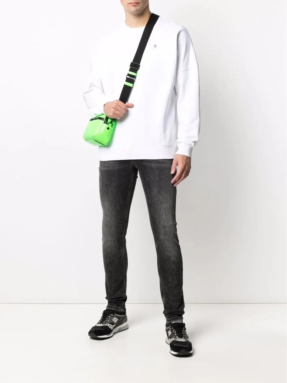 Diesel Sleenker ディストレスト加工スキニージーンズ - 画像2
