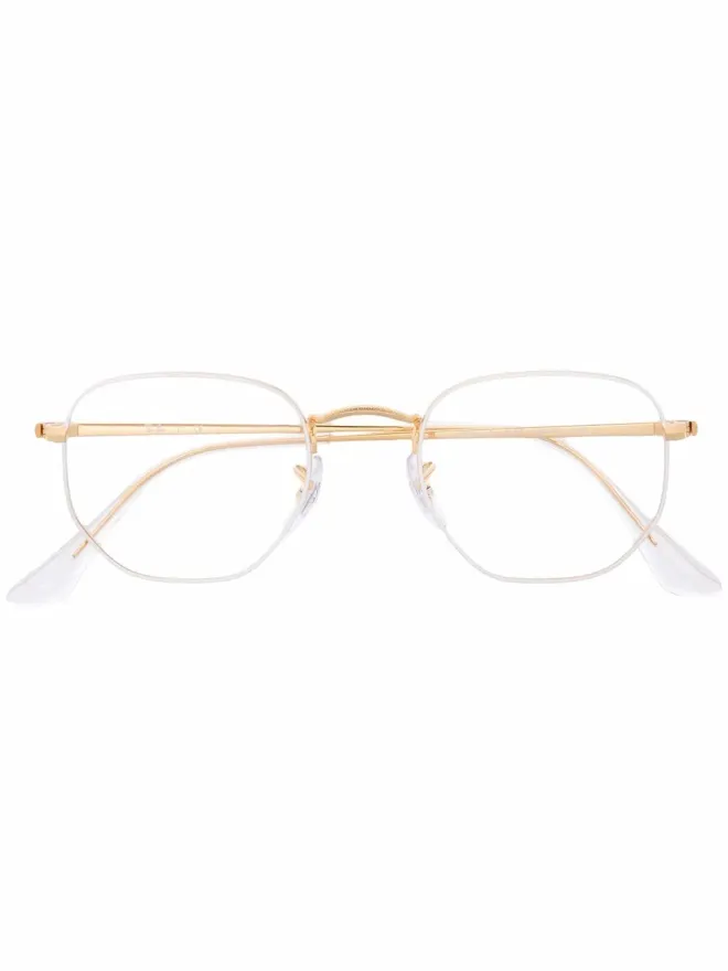 Ray-Ban Ray-Ban tinted geometric-frame glasses - Goldの商品画像