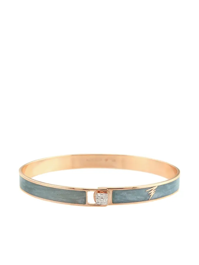 Alessa Alessa Spectrumエナメルとダイヤモンドのバングルの商品画像